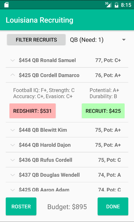 Cuplikan Layar Game Football Coach