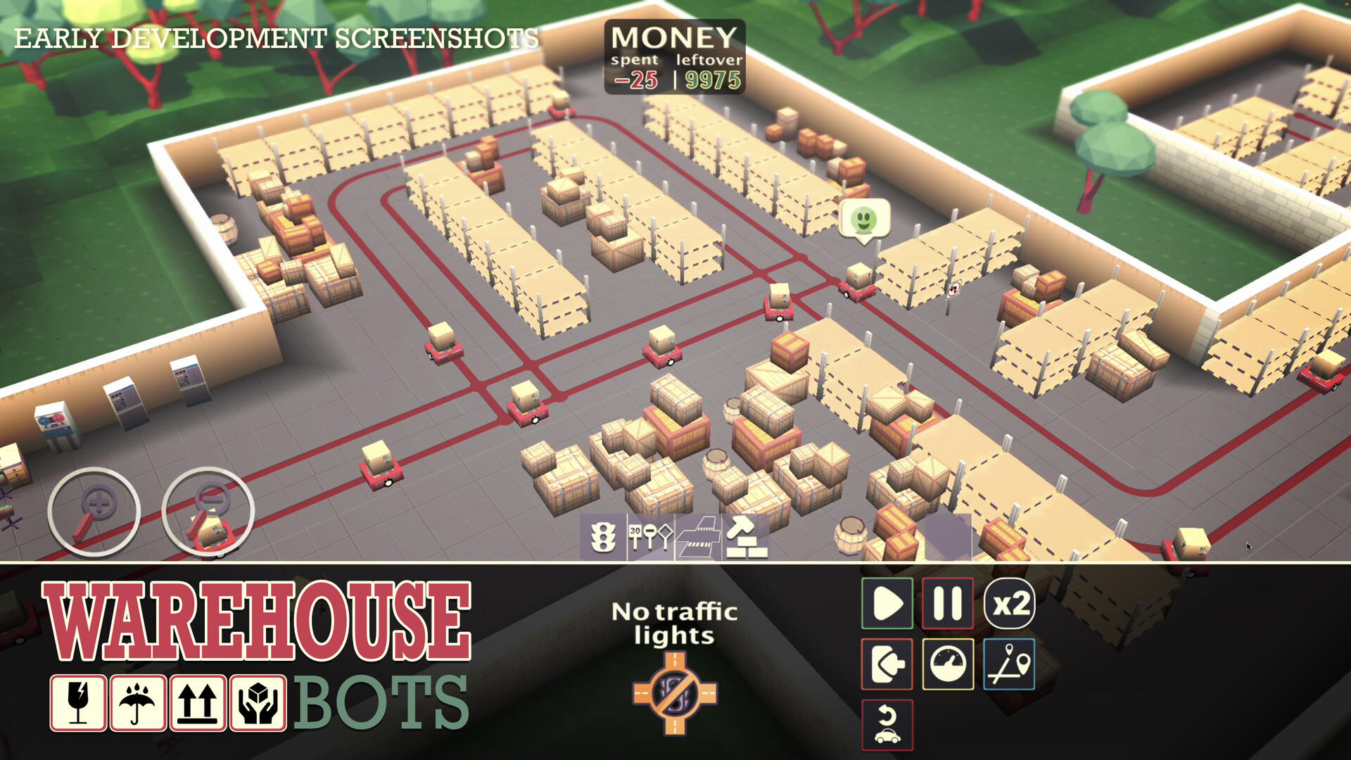Warehouse Bots 게임 스크린 샷