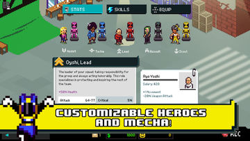 Chroma Squad ภาพหน้าจอเกม