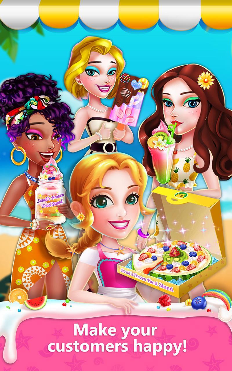 Summer Frozen Food Stand ภาพหน้าจอเกม