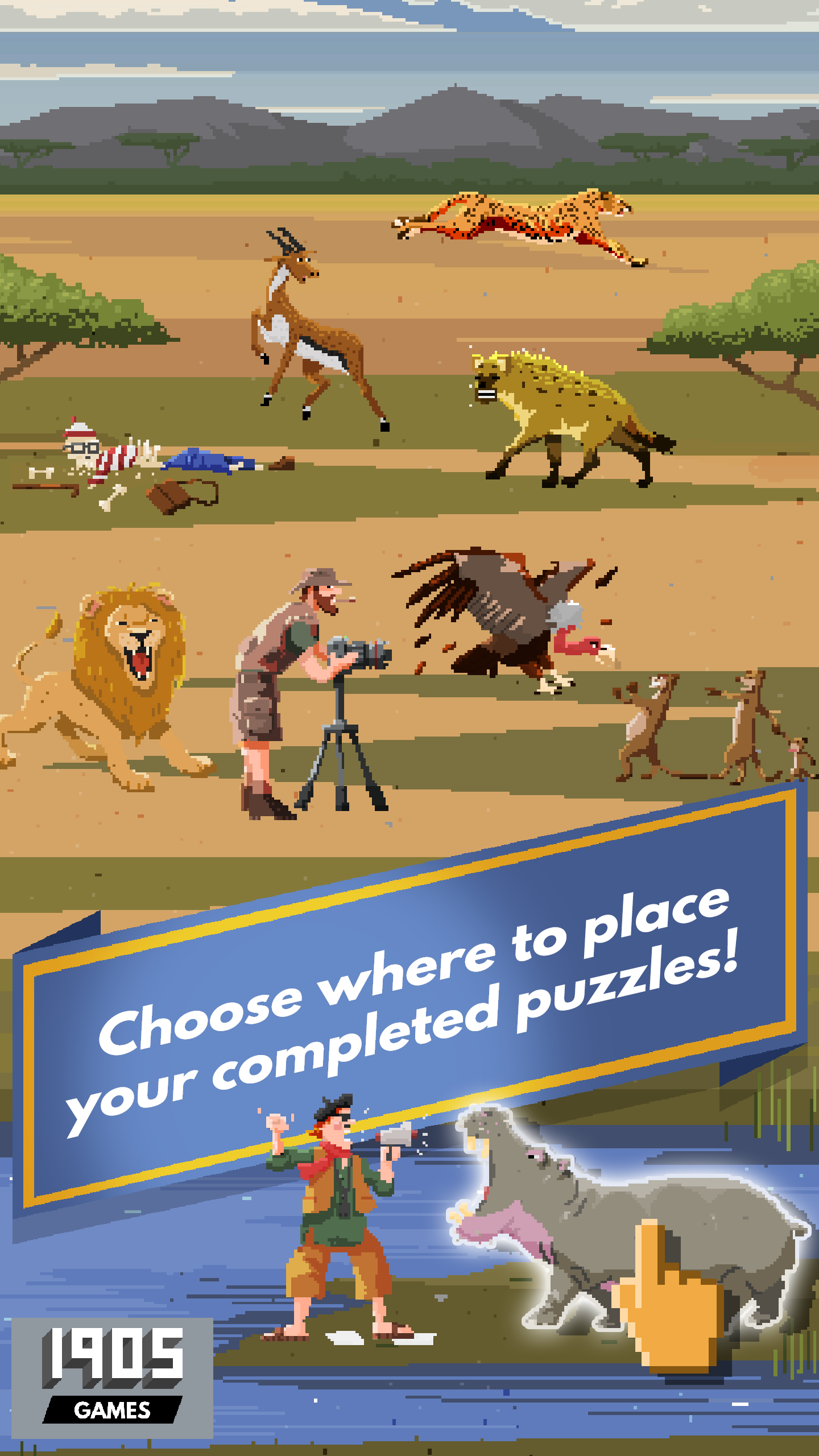 Captura de Tela do Jogo Pixel Links: The Relaxing Coloring Puzzle Game