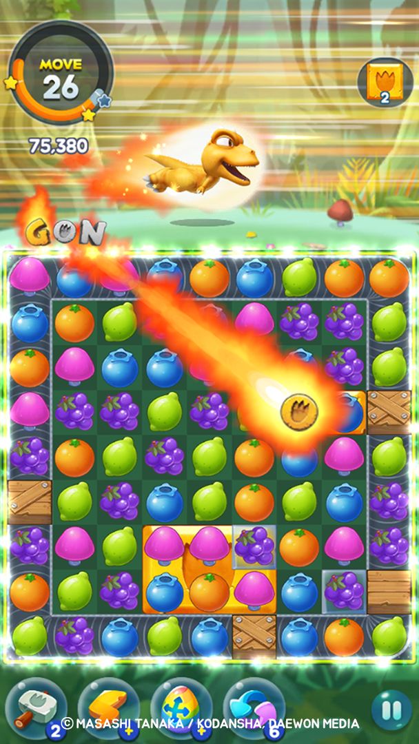 GON: Fruits Match3 Puzzle ภาพหน้าจอเกม