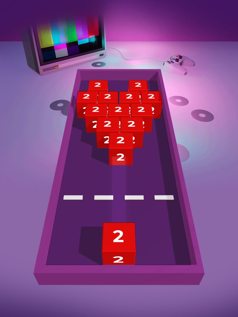 Chain Cube 2048: 3D merge game ภาพหน้าจอเกม