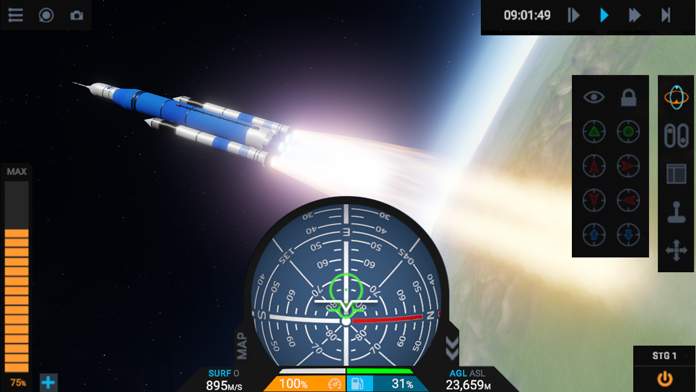 SimpleRockets 2 Game Screenshot