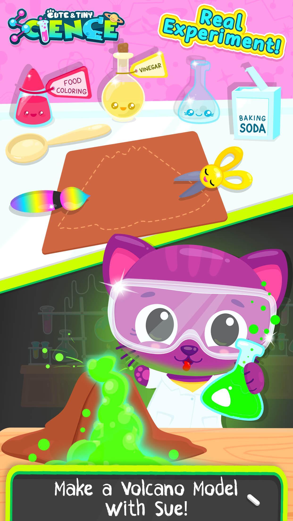 Cute & Tiny Science - Lab Adventures of Baby Pets Game Screenshot