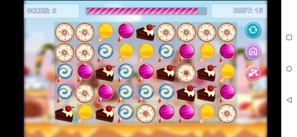 Sweet Candy: Match 3 Game Game Screenshot