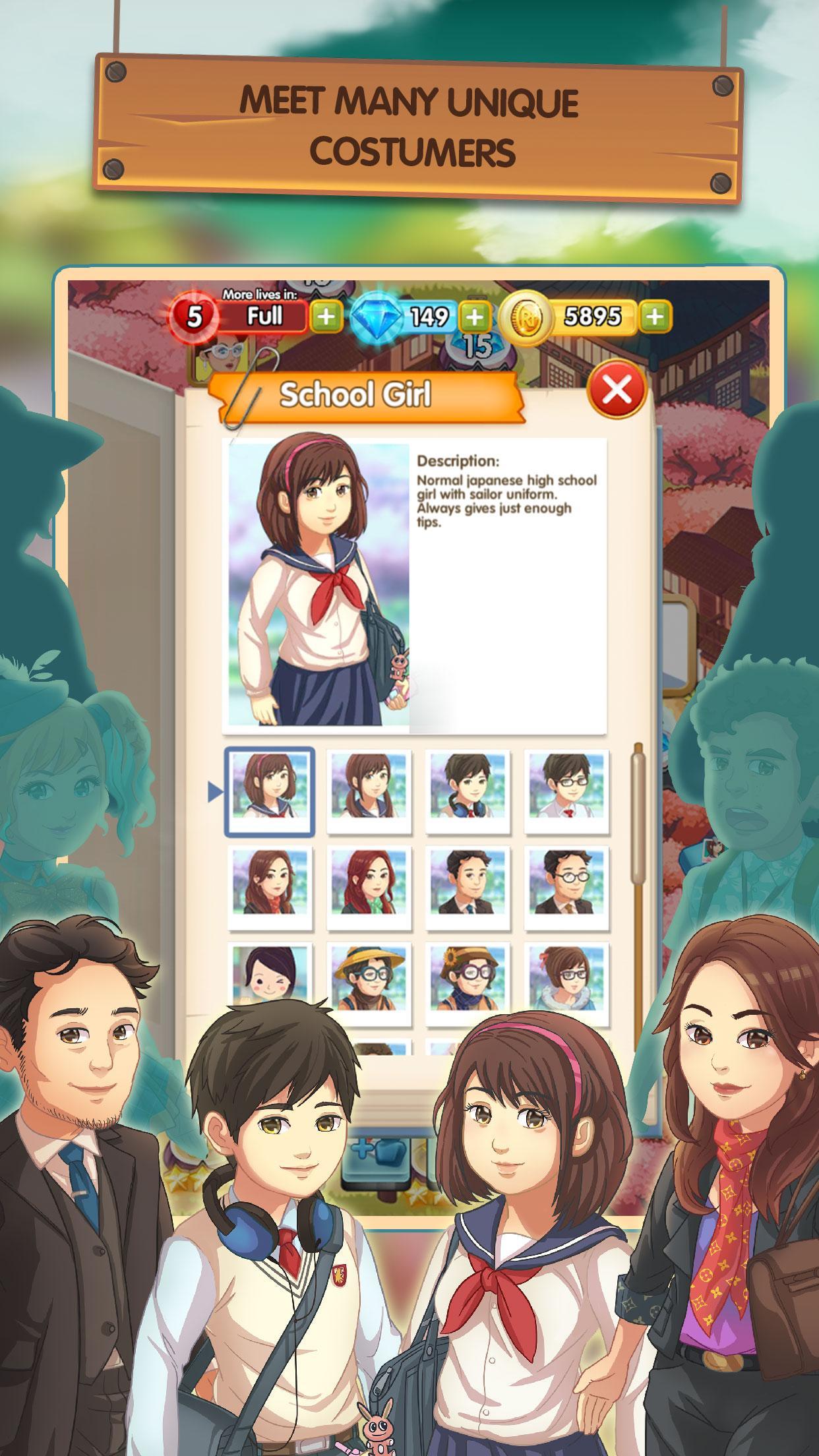 Japan Food Chain Game Screenshot