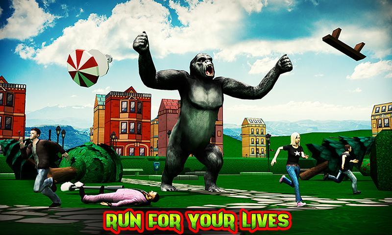 Ultimate Gorilla Rampage 3D ภาพหน้าจอเกม