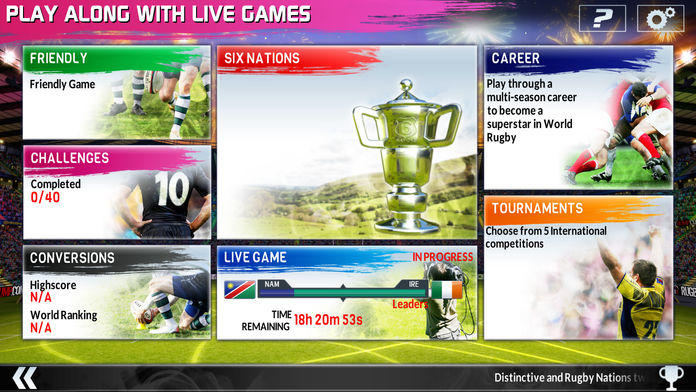 Screenshot of Rugby Nations 16