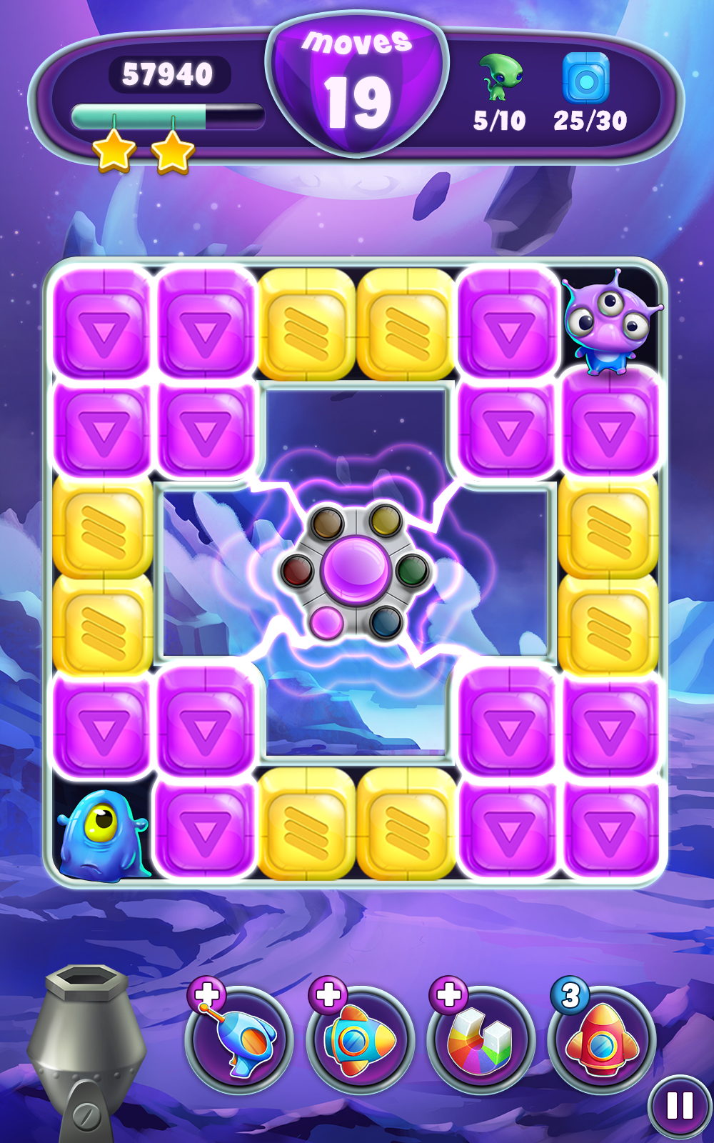 Screenshot of Pop The Cubes