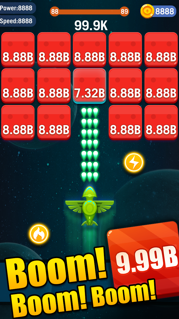 BOOM Bricks Game Screenshot