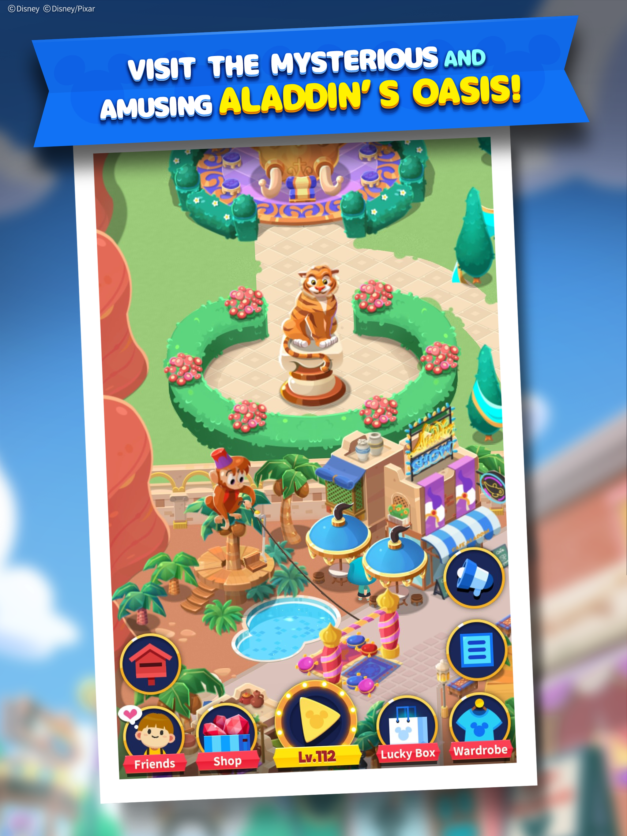 Disney POP TOWN 게임 스크린샷