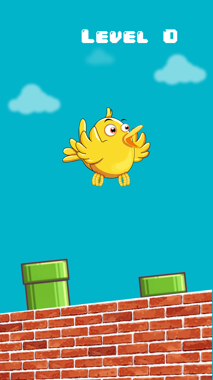 Captura de Tela do Jogo Jumping Bird Arcade.