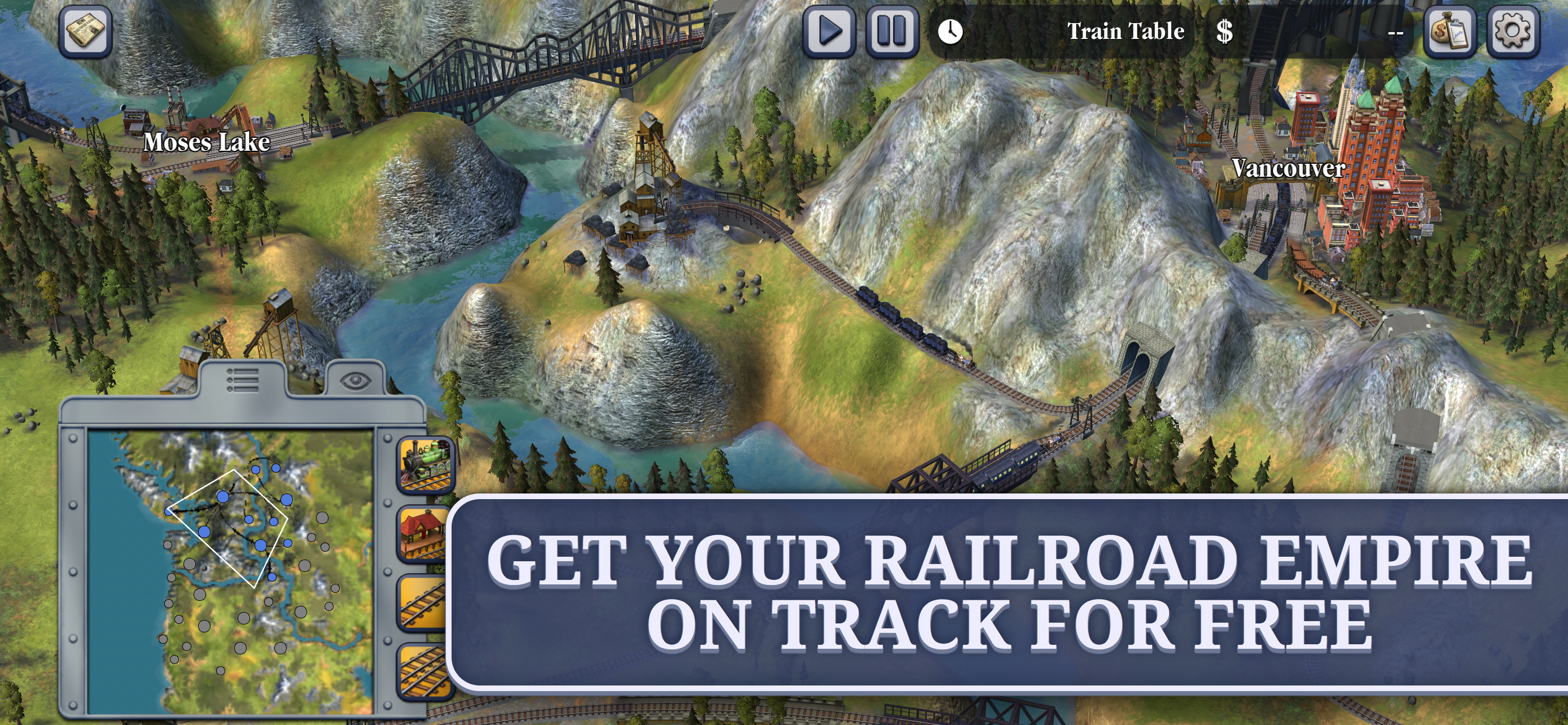 Sid Meier's Railroads! Game Screenshot