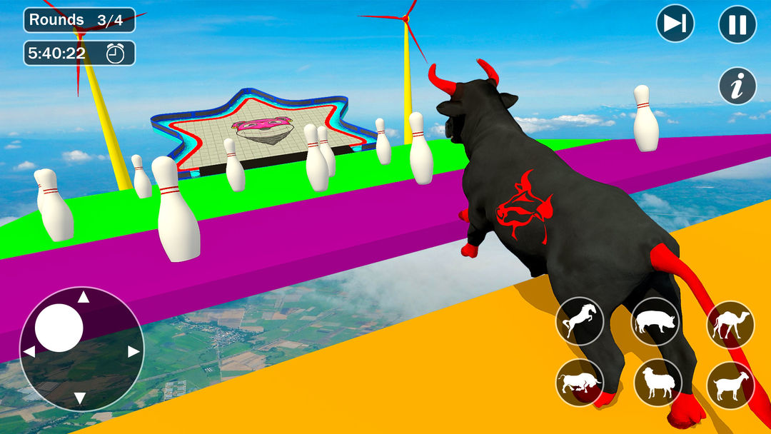 Savanna Animal Racing 3D 게임 스크린 샷