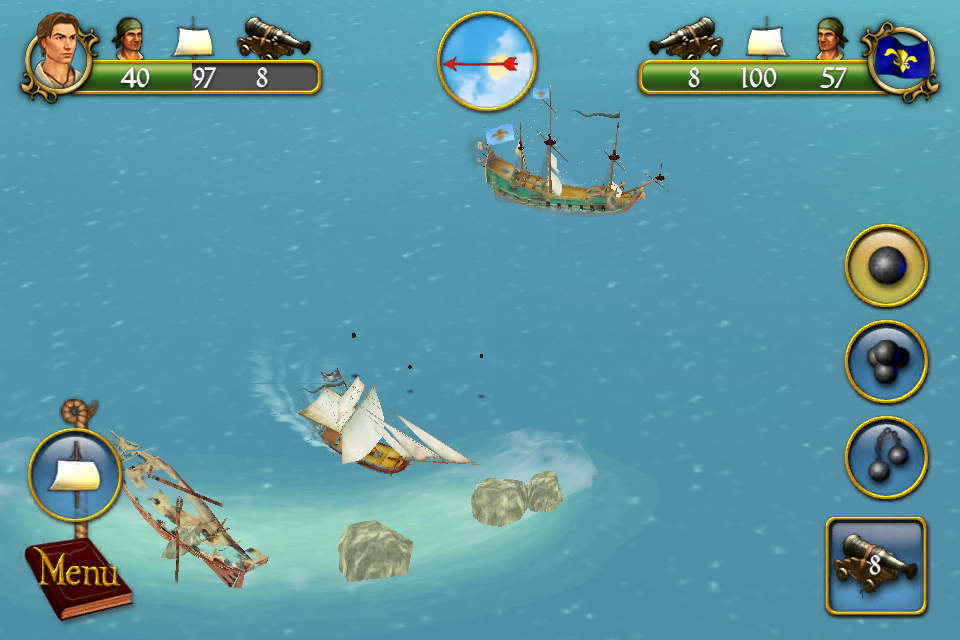 Screenshot of Sid Meier's Pirates!
