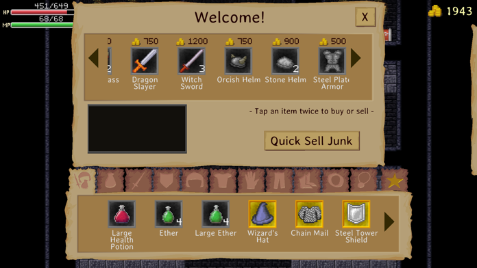 The Enchanted Cave Game Screenshot