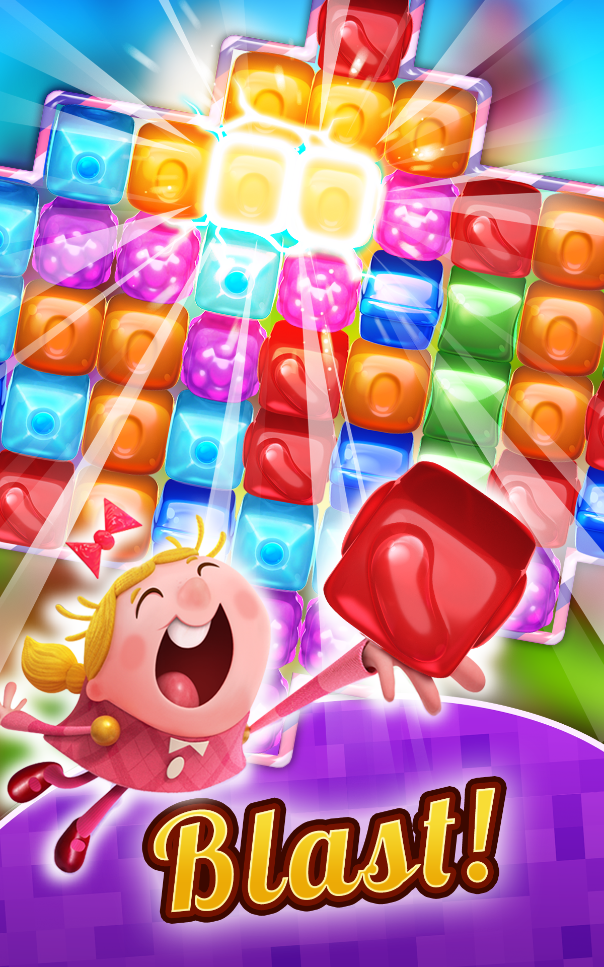 Screenshot of Candy Crush Cubes