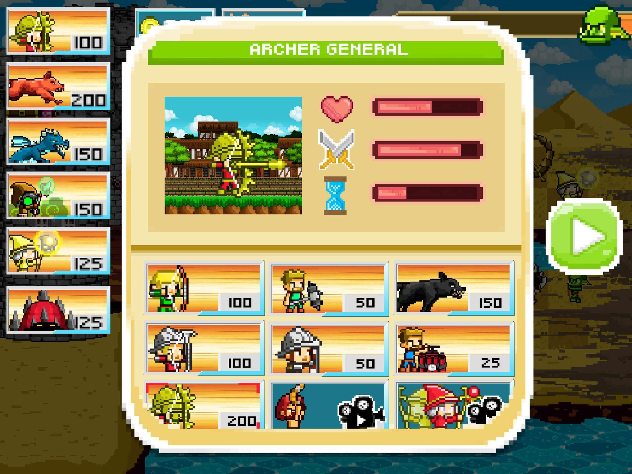 Cuplikan Layar Game Defenders of the Realm