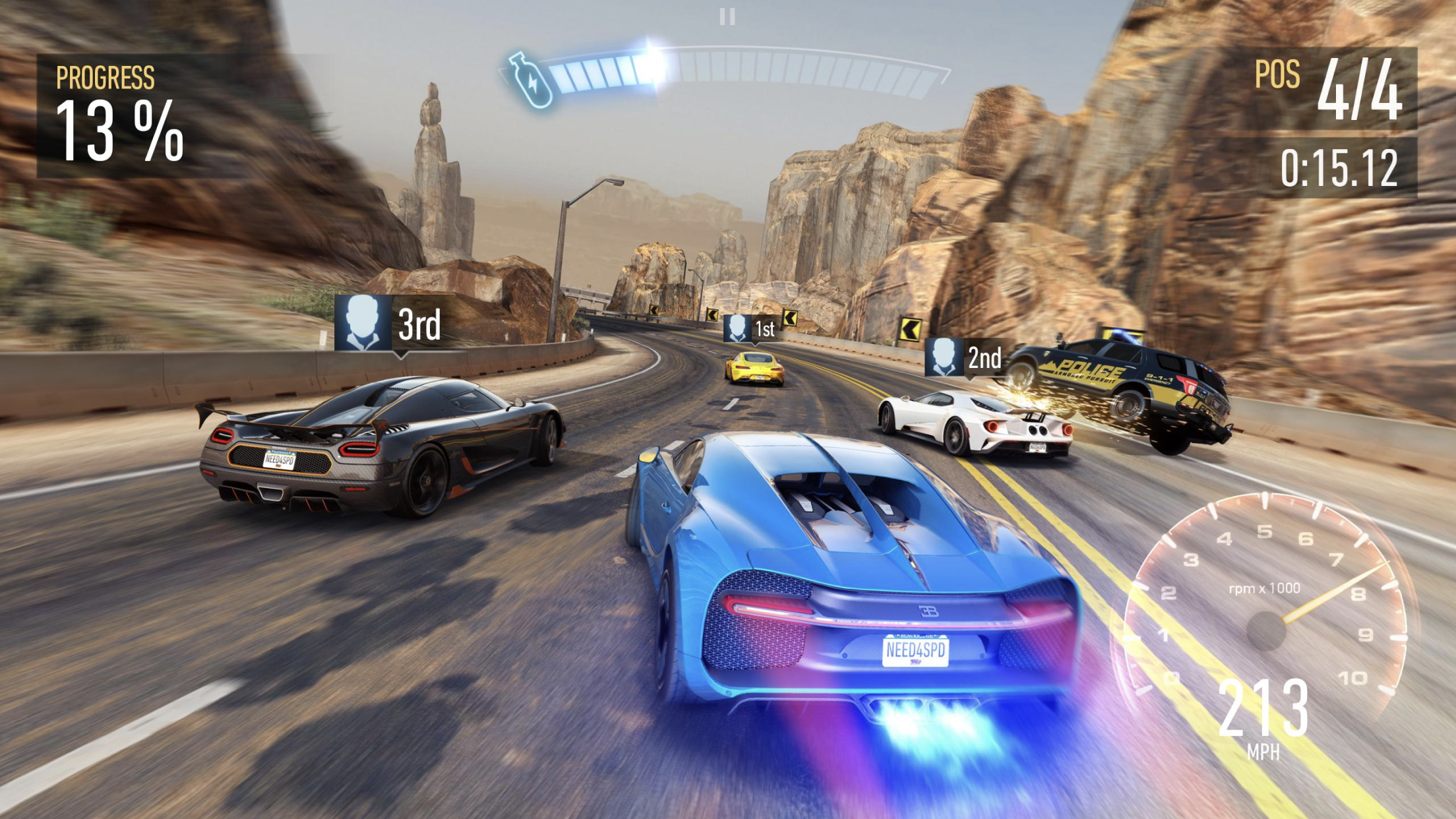《Need for Speed：飆車無限》競速 遊戲截圖