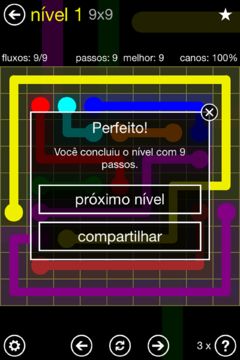 Captura de Tela do Jogo Flow Free