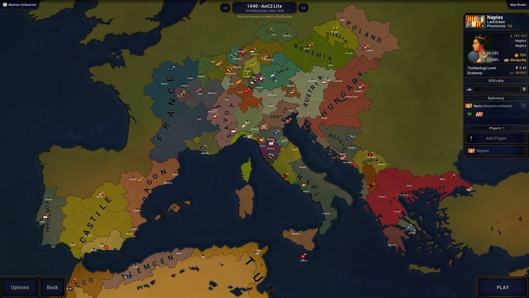 Age of History II - Lite screenshot game