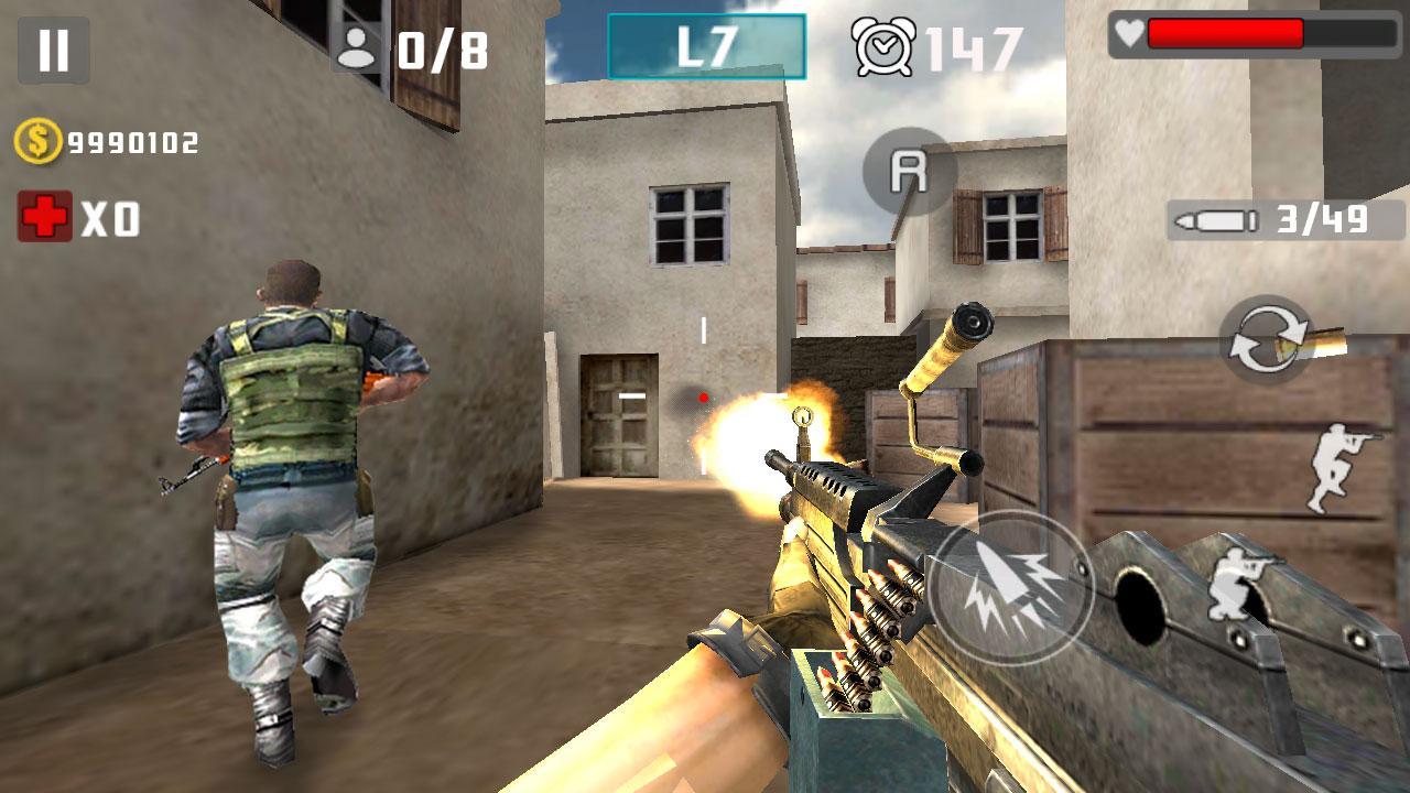 Gun Shot Fire War Game Screenshot