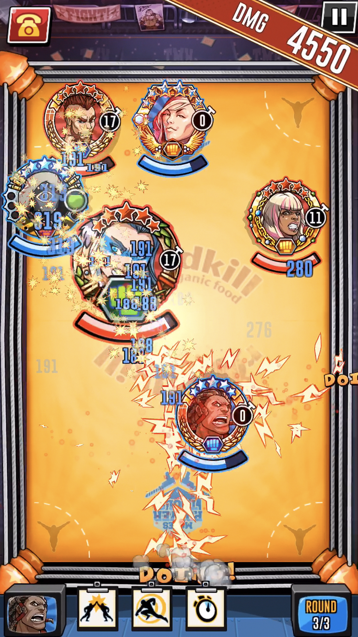 《The Muscle Hustle》：彈弓摔跤遊戲截圖