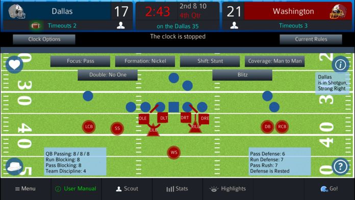 Pro Strategy Football 2021 screenshot game