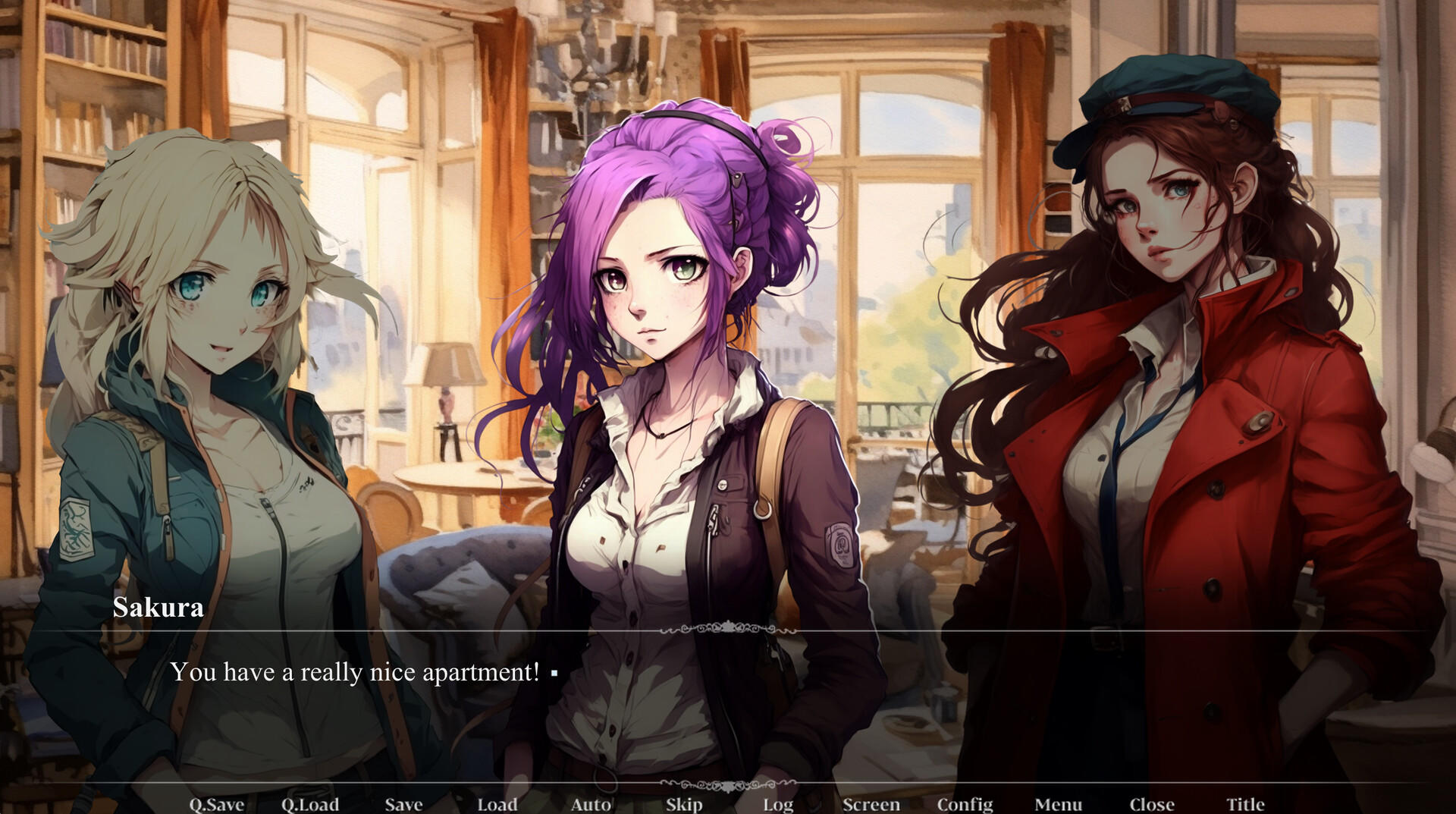 Screenshot of Sakura in Paris