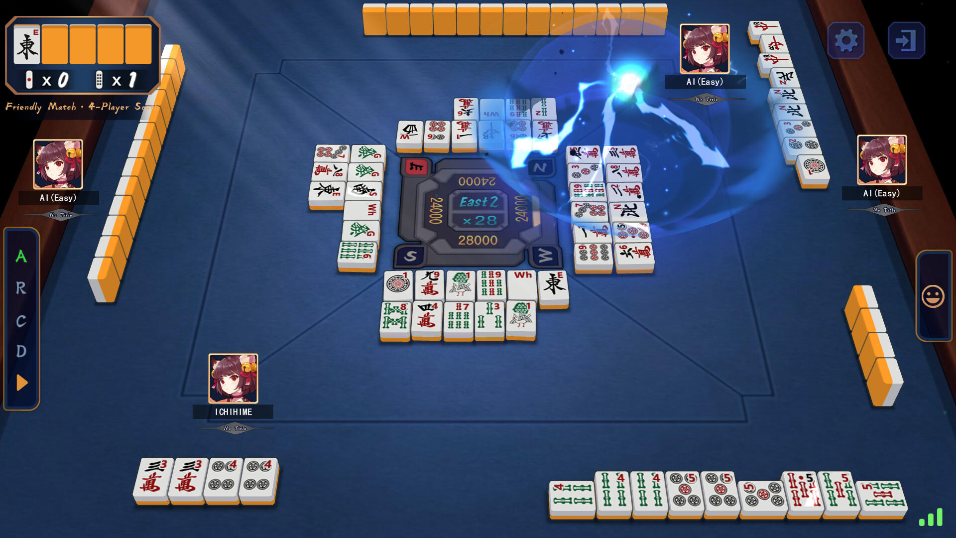 Mahjong Soul遊戲截圖