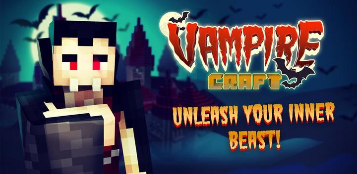 Banner of Vampire Craft: Dead Soul of Night. Crafting Games 1.8-minApi23