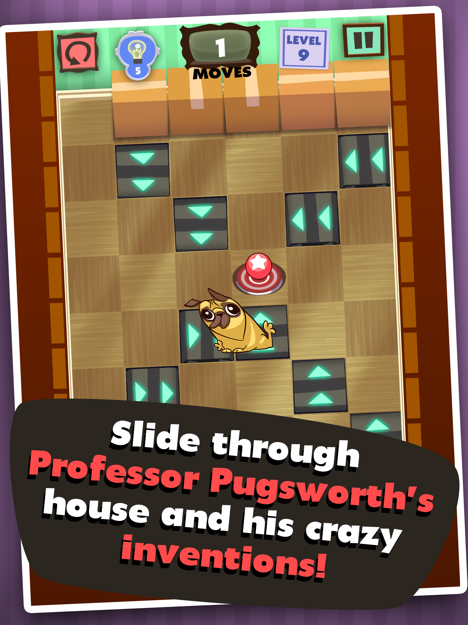 Puzzle Pug - Solve Puzzles With Your Pet Dog! Game Screenshot