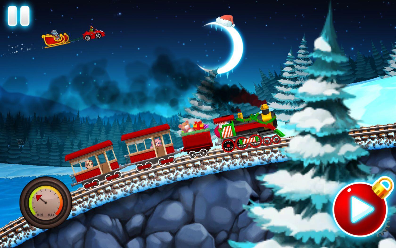 Fun Kids Train 4: Christmas Santa Train Simulator遊戲截圖