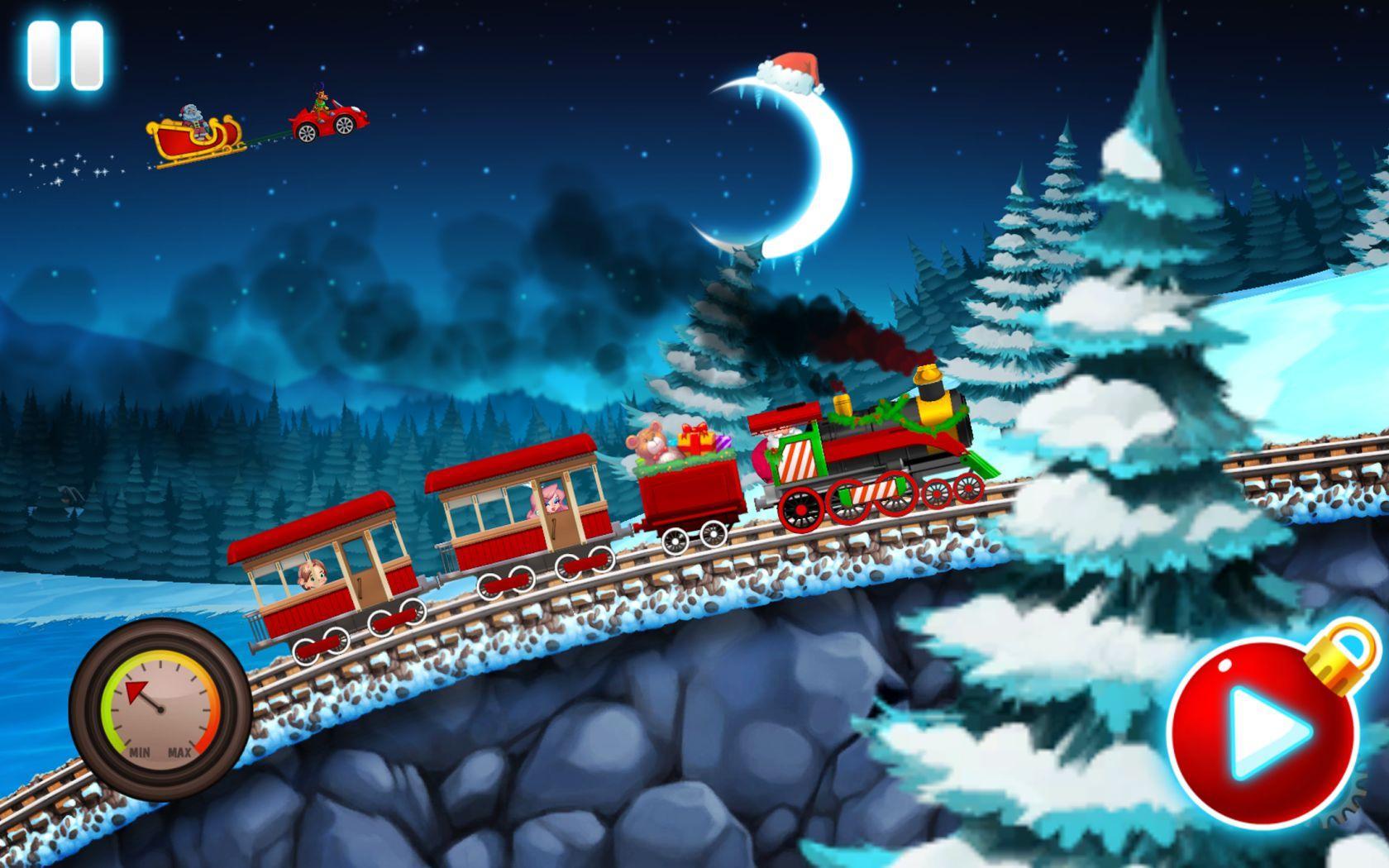 Fun Kids Train 4: Christmas Santa Train Simulator Game Screenshot