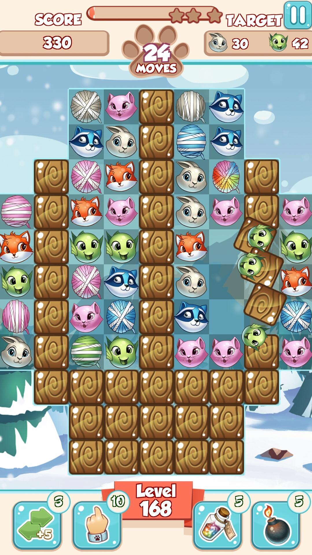 Ảnh chụp màn hình Lovely Pets: Match 3