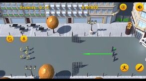 Screenshot dari video Baguette Wars