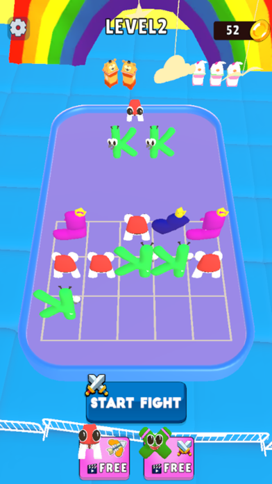 Merge ABC Battle Arena Game Screenshot