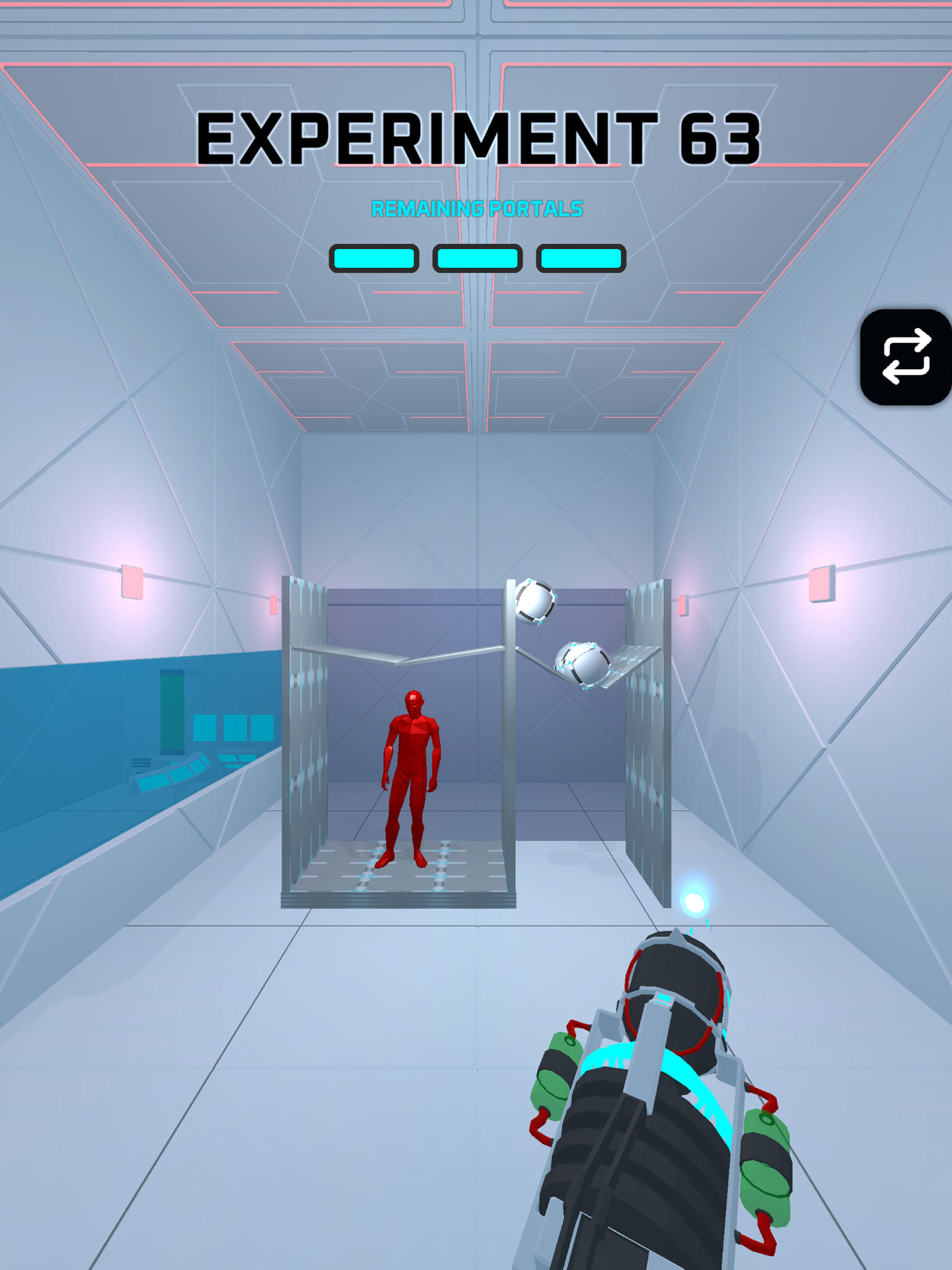 Screenshot of Portals Experiment