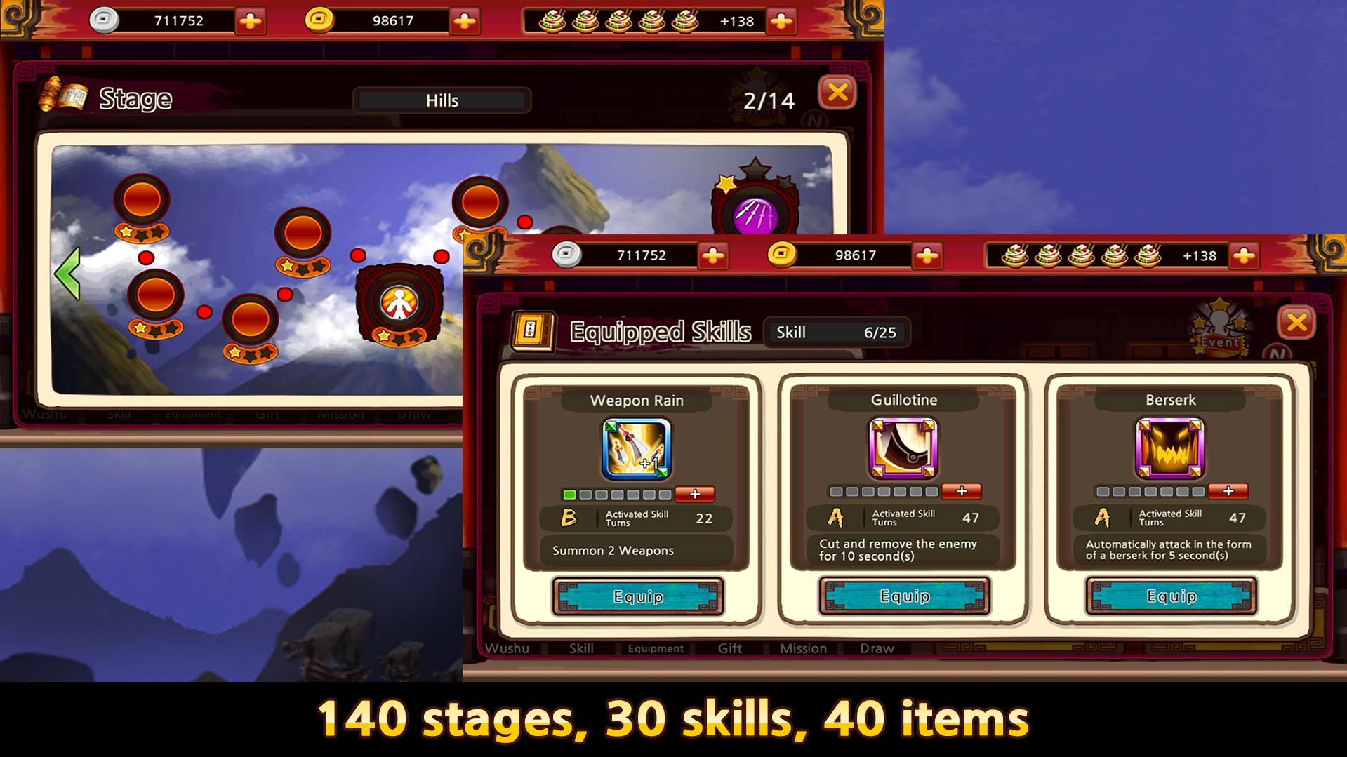 Cuplikan Layar Game One Finger Death Punch