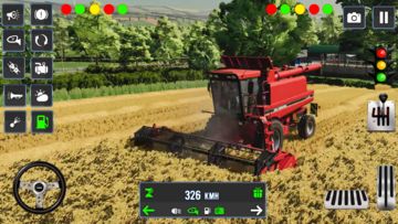 Tractor Driving: Village Game 遊戲截圖