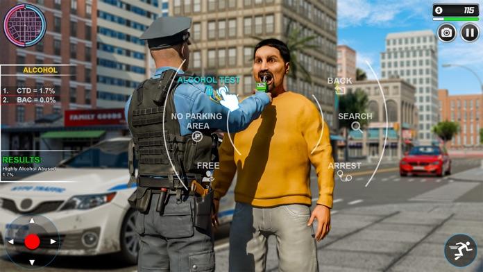 Patrol Cop Simulator Games 3D Game Screenshot