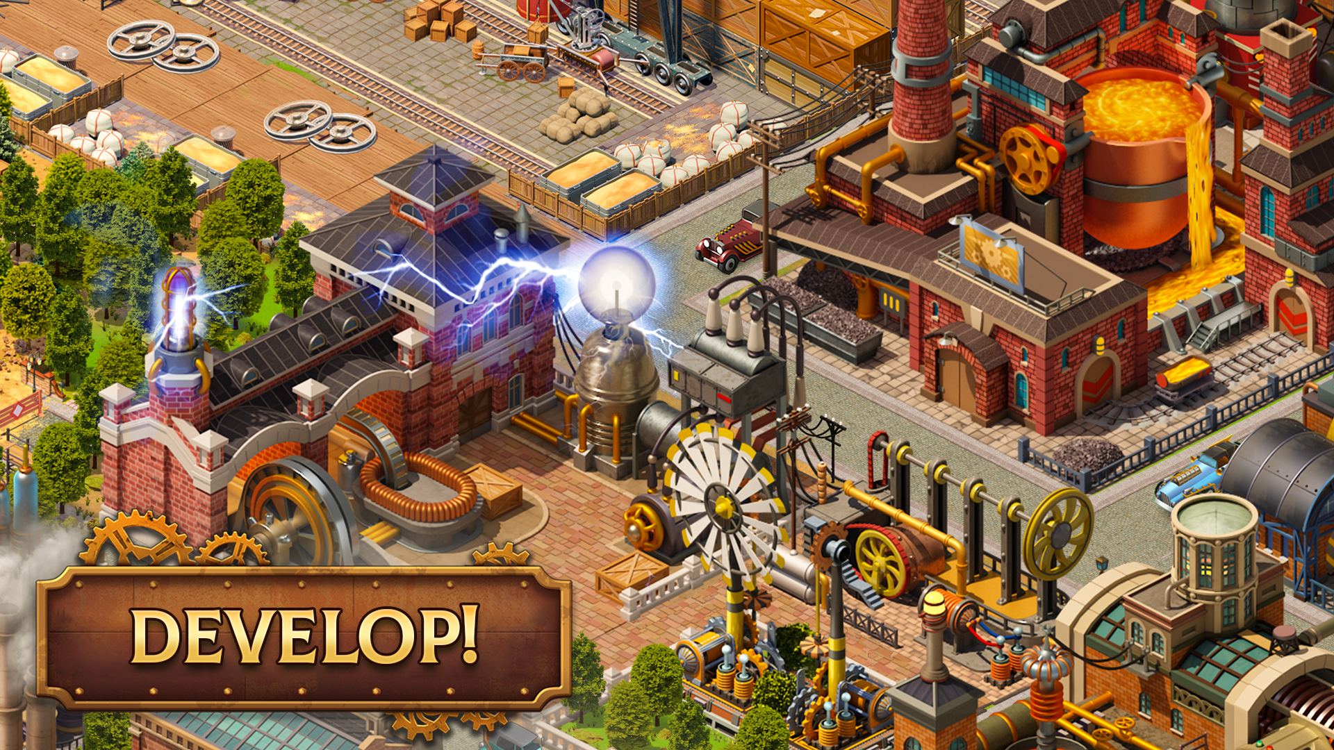 Steam City: Town building game Game Screenshot