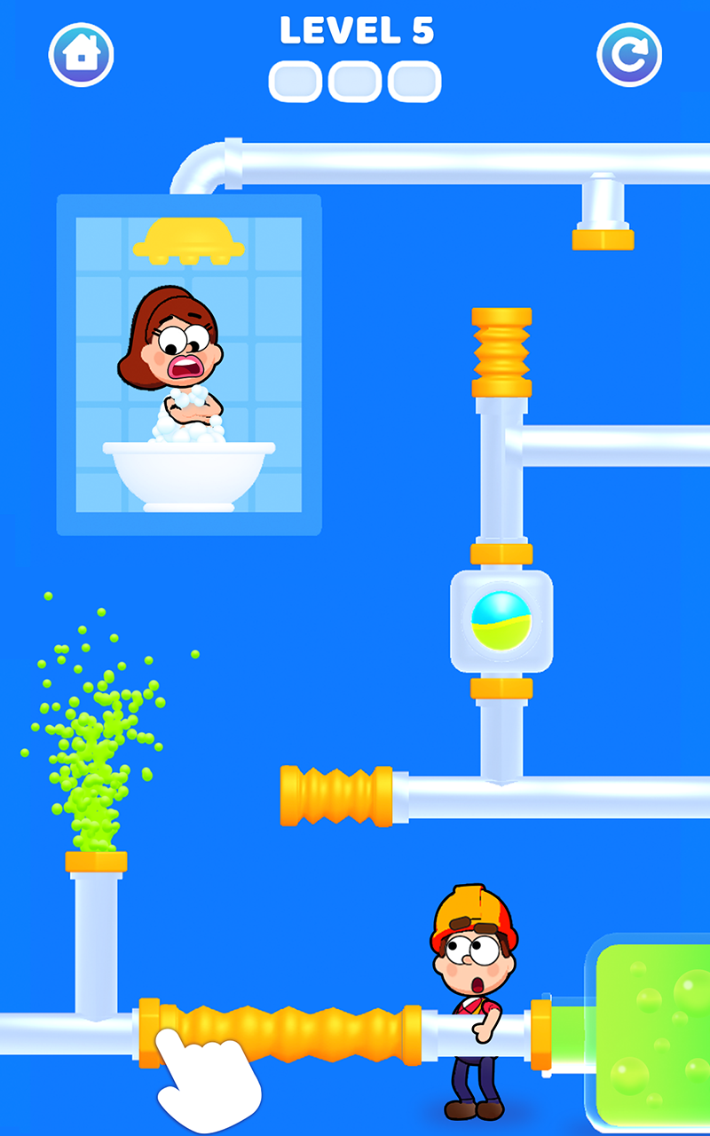 Plumber Masters Game Screenshot