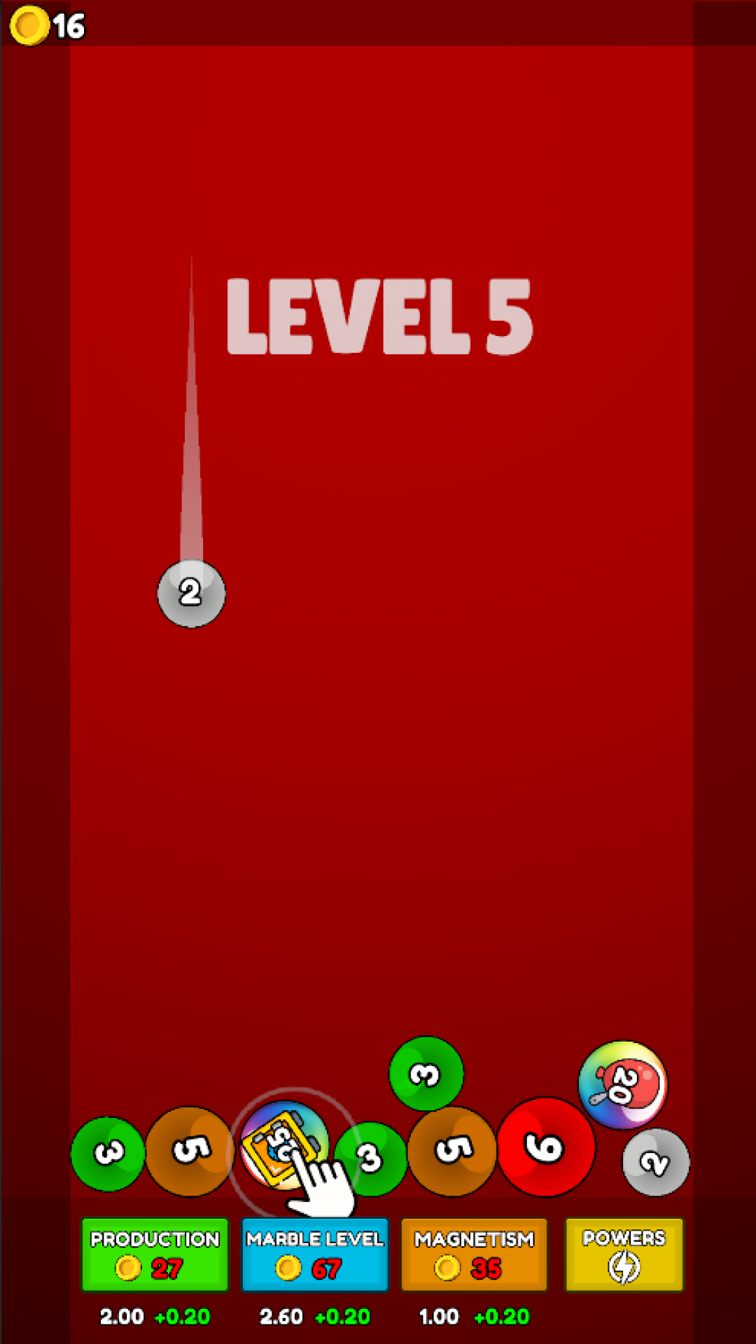 Magic Marbles! Game Screenshot