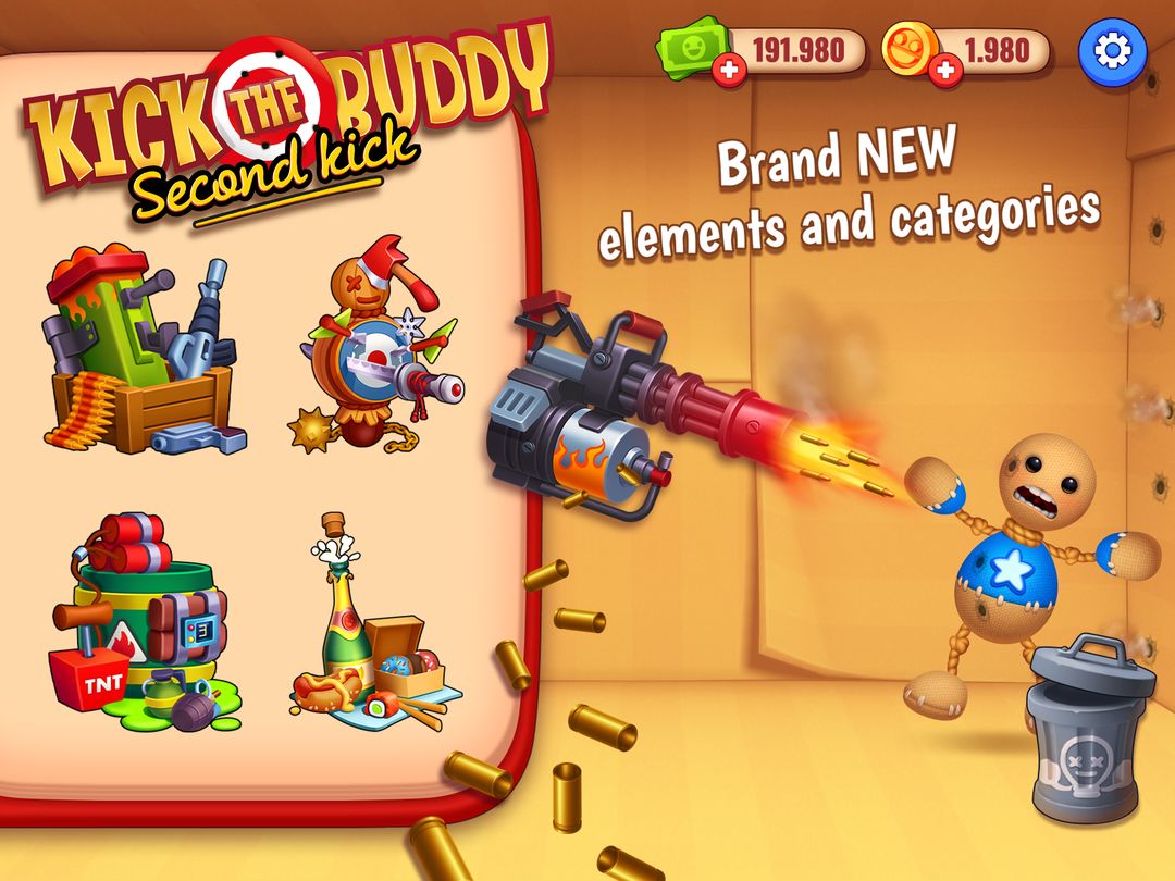 Screenshot of Kick the Buddy: Second Kick