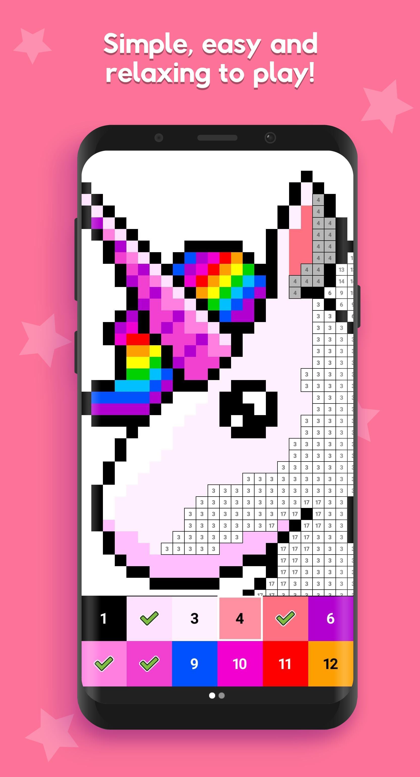 Pixel Tap: Color by Numberのキャプチャ