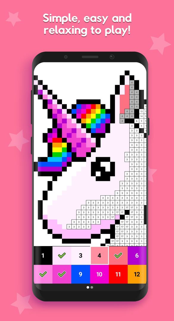 Pixel Tap: Color by Number 게임 스크린 샷