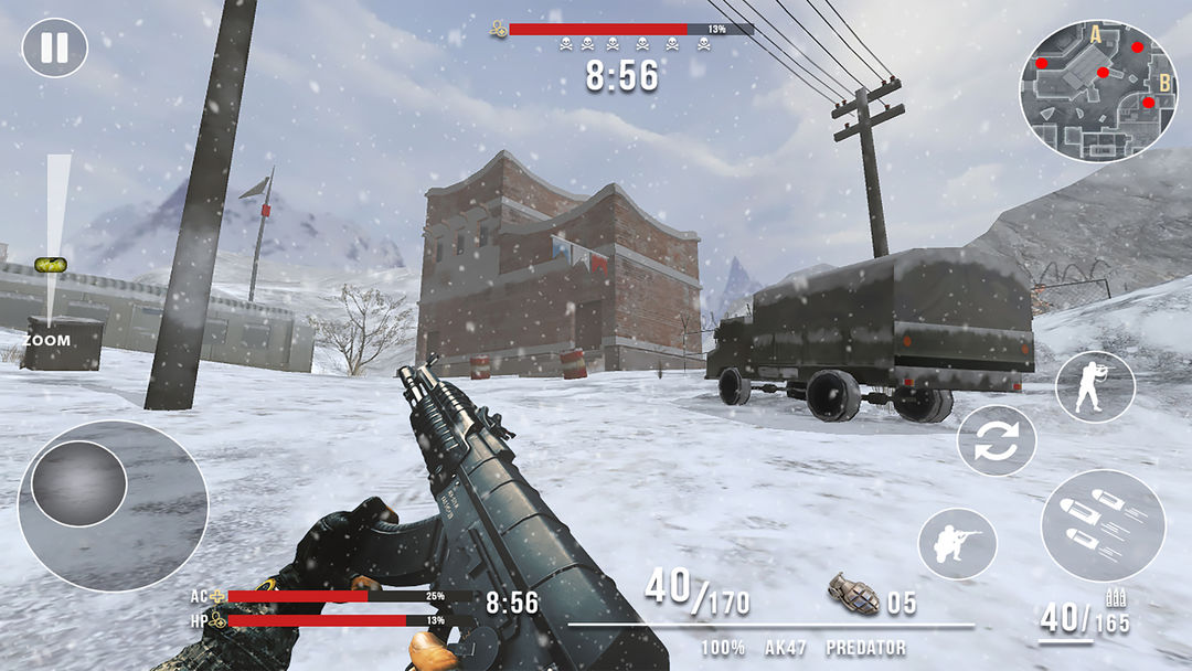 Rules of Modern World War Winter FPS Shooting Game遊戲截圖