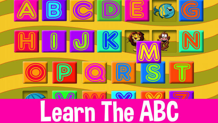 Kids shape puzzle animals alphabet & colorsのキャプチャ